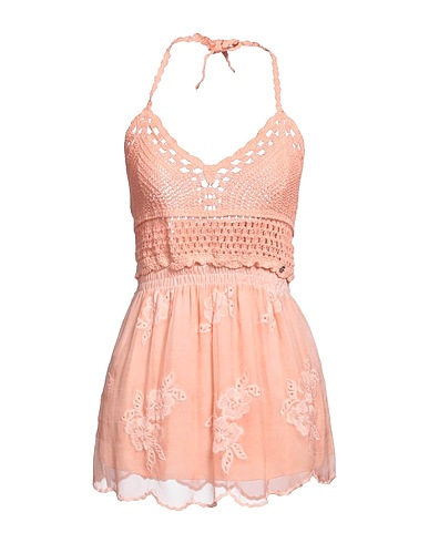GUESS Top Salmone 75% Viscosa, 25% Seta