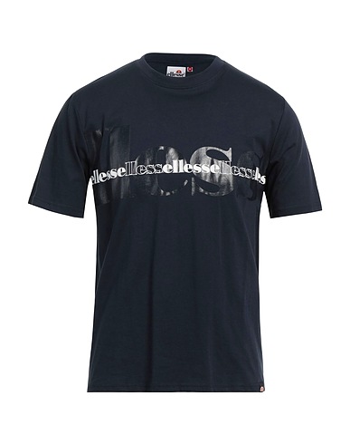 ELLESSE T-shirt Navy blue 100% Cotton