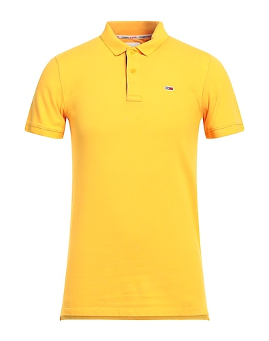 TOMMY JEANS Polo shirt Marigold 97% Cotton, 3% Elastane