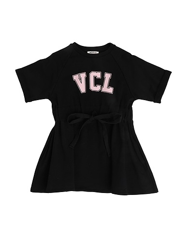 VICOLO Dress Black 96% Cotton, 4% Elastane