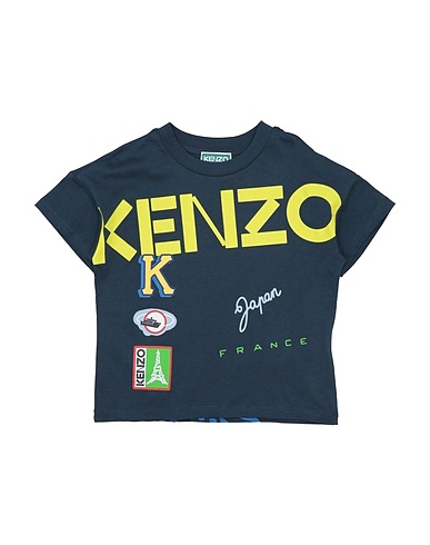 KENZO KIDS T-Shirt Taubenblau 100% Baumwolle, Elastan