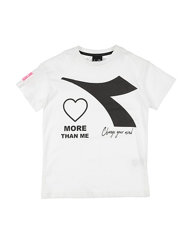 DIADORA T-shirt White 100% Cotton