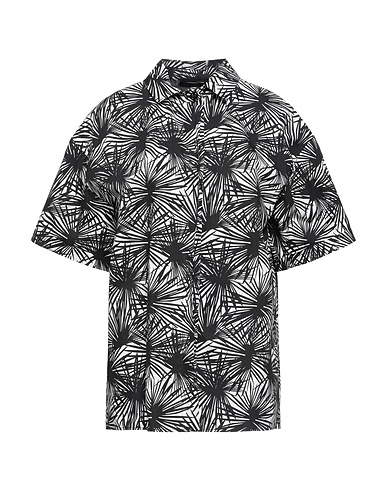 LES BOURDELLES DES GARÇONS Patterned shirts & blouses Black 100% Polyester