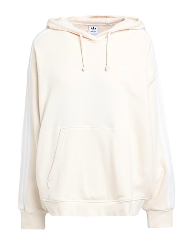 ADIDAS ORIGINALS Hooded track jacket  ADICOLOR CLASSICS OVERSIZED HOODIE
 Ivory 100% Cotton