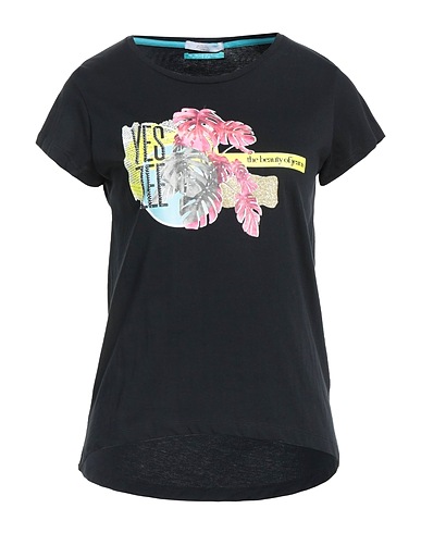 YES ZEE by ESSENZA T-shirt Black 100% Cotton