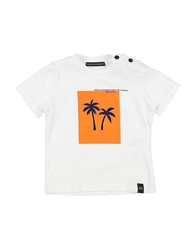 DANIELE ALESSANDRINI T-shirt White 90% Cotton, 10% Elastane