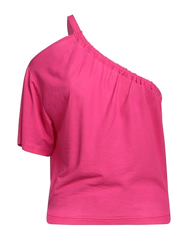 IRO Top asymétrique Fuchsia 100% Coton