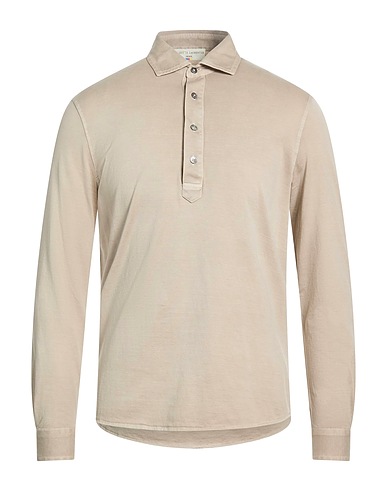 FILIPPO DE LAURENTIIS Polo shirt Beige 100% Cotton