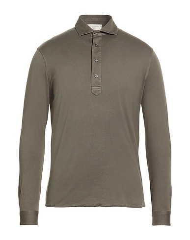 FILIPPO DE LAURENTIIS Polo shirt Dark green 100% Cotton