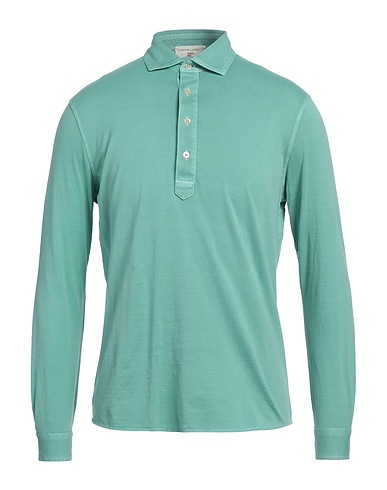 FILIPPO DE LAURENTIIS Polo shirt Turquoise 100% Cotton