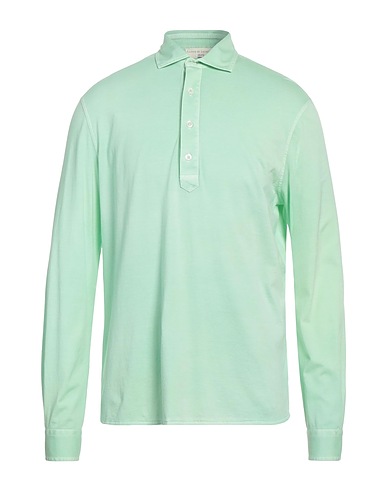 FILIPPO DE LAURENTIIS Polo shirt Light green 100% Cotton
