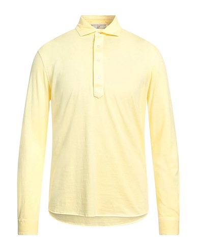 FILIPPO DE LAURENTIIS Polo shirt Yellow 100% Cotton