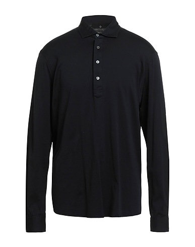 FILIPPO DE LAURENTIIS Polo shirt Black 100% Cotton
