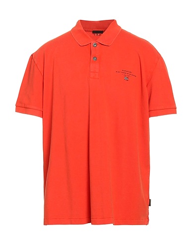 NAPAPIJRI Polo shirt Orange 100% Cotton
