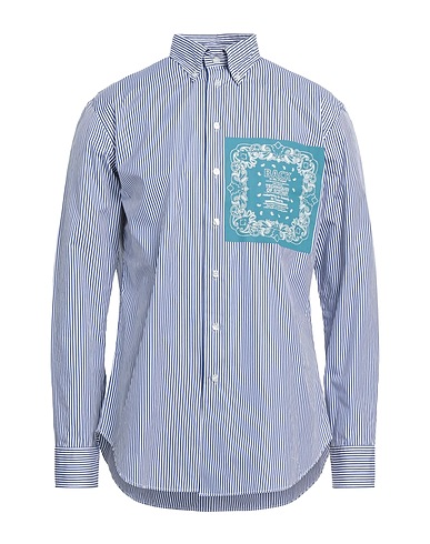 ETRO Striped shirt Navy blue 100% Cotton