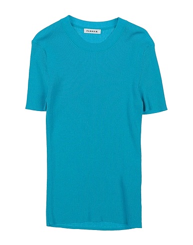 P.A.R.O.S.H. T-shirt Azzurro 82% Cotone, 18% Poliestere