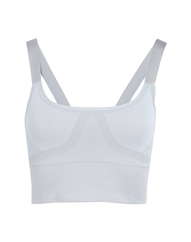 PUMA x VOGUE Crop top PUMA X VOGUE Seamless Bra Top Light grey 77% Nylon, 17% Polyester, 6% Elastane