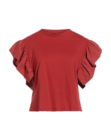 MÊME ROAD T-Shirt Ziegelrot 100% Baumwolle