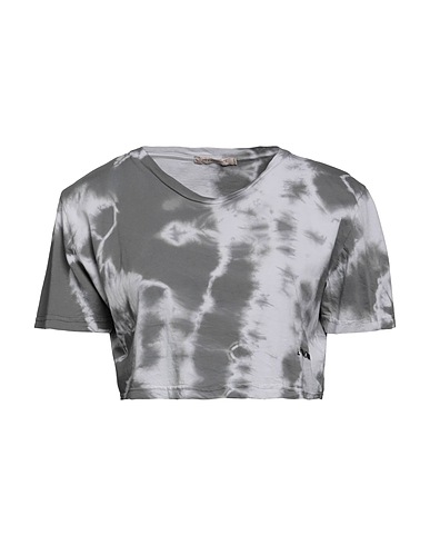 HINNOMINATE Crop top Grey 100% Cotton