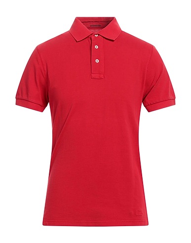 B.D.BAGGIES Polo Rosso 100% Cotone