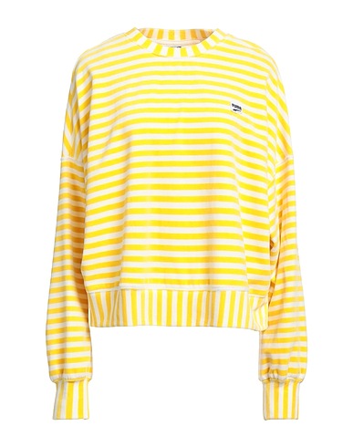 PUMA スウェット イエロー コットン 74% / ポリエステル 24% / ポリウレタン 2%