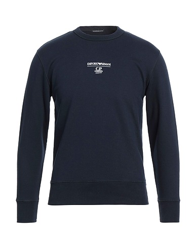 EMPORIO ARMANI for C.P. COMPANY Sweatshirt Midnight blue 100% Cotton