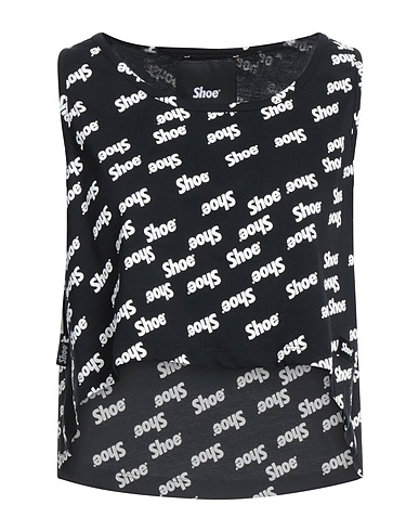 SHOE Top Black 100% Cotton