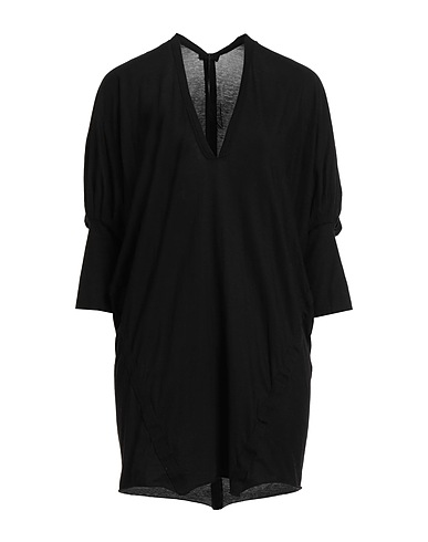 MASNADA Basic T-Shirt Schwarz 100% Baumwolle