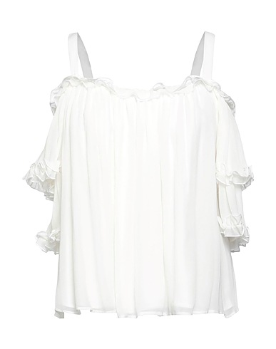 MAX & MOI Off-the-shoulder top White 100% Viscose