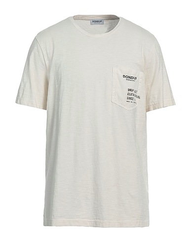 DONDUP T-shirt Avorio 100% Cotone