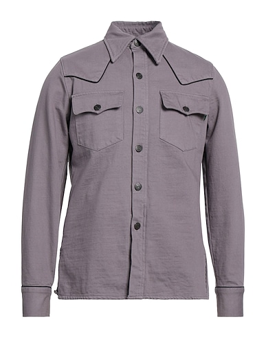 DEPARTMENT 5 Patterned shirt Mauve 100% Cotton