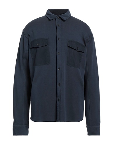 RAG & BONE Camicia tinta unita Blu navy 100% Cotone