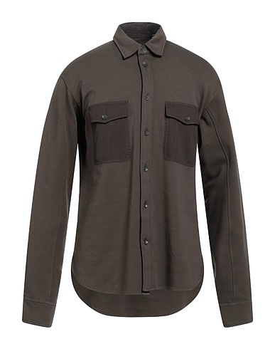 RAG & BONE Solid color shirt Military green 100% Cotton