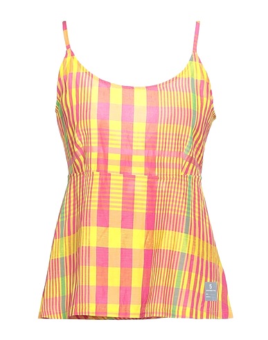 DEPARTMENT 5 Camisole Yellow 54% Acetate, 25% Linen, 21% Viscose