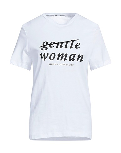 SPACE SIMONA CORSELLINI T-shirt Bianco 100% Cotone