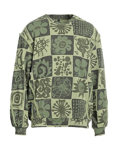 McQ Alexander McQueen 트레이닝 상의 밀리터리 그린 100% 코튼