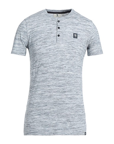 GARCIA T-shirt Slate blue 85% Cotton, 15% Polyester