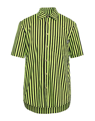 SHOE Striped shirt Lime green 96% Cotton, 4% Lycra®