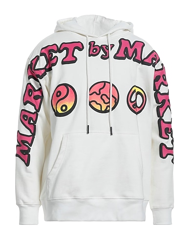 MARKET Hooded sweatshirt White 100% Cotton