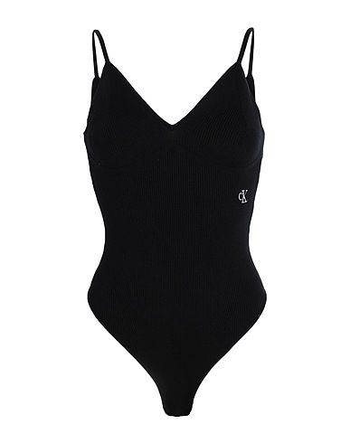 CALVIN KLEIN JEANS TOPWEAR Black 80% Tencel™, 20% Polyamide