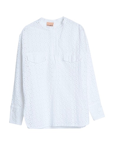 NUDE Lace shirts & blouses White 100% Cotton