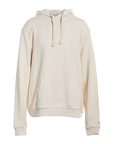 LES DEUX Hooded sweatshirt Ivory 100% Cotton