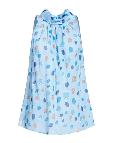 CAMICETTASNOB Top Himmelblau 100% Baumwolle
