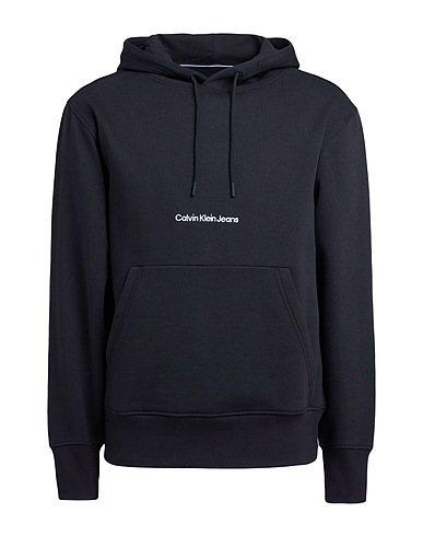 CALVIN KLEIN JEANS Felpa Nero 55% Cotone, 45% Poliestere