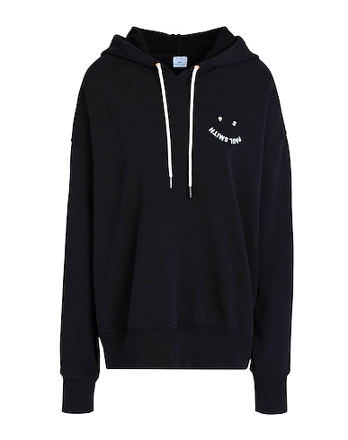 PS PAUL SMITH Felpa Nero 100% Cotone organico