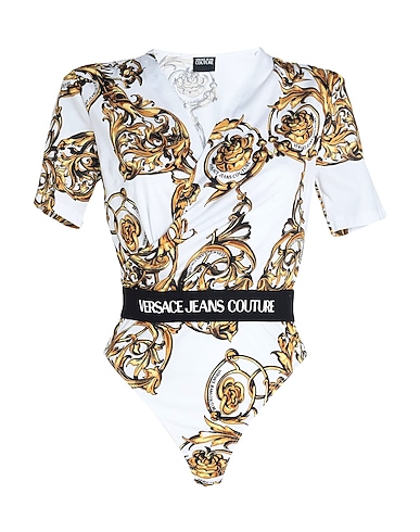 VERSACE JEANS COUTURE TOPS Weiß 100% Baumwolle, Polyester