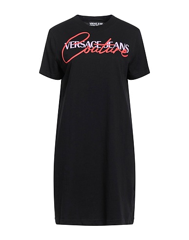 VERSACE JEANS COUTURE Short dress Black 100% Cotton