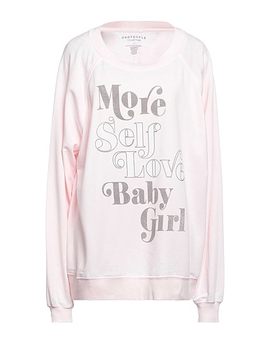 ODD PEOPLE COLLECTION Sweatshirt Hellrosa 50% Baumwolle, 50% Polyester