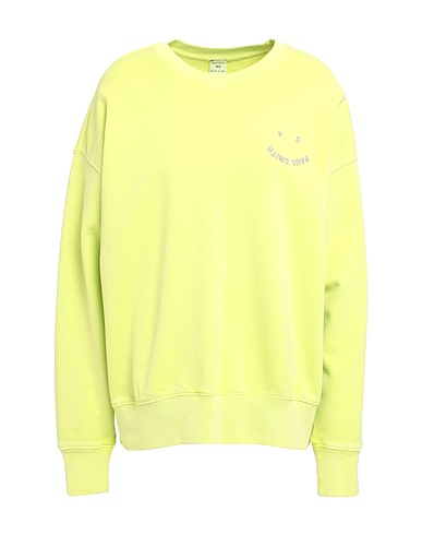 PS PAUL SMITH Sweatshirt Lime green 100% Organic cotton