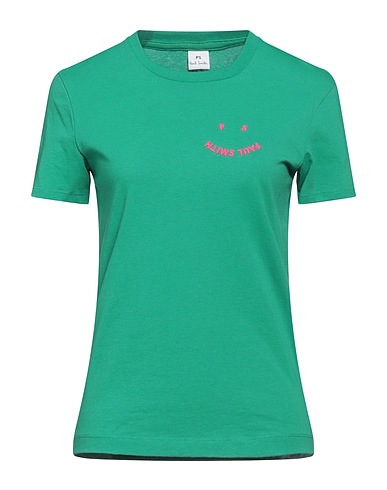PAUL SMITH T-shirt Verde smeraldo 100% Cotone organico